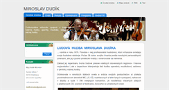 Desktop Screenshot of dudikmiroslav.com