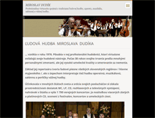 Tablet Screenshot of dudikmiroslav.com